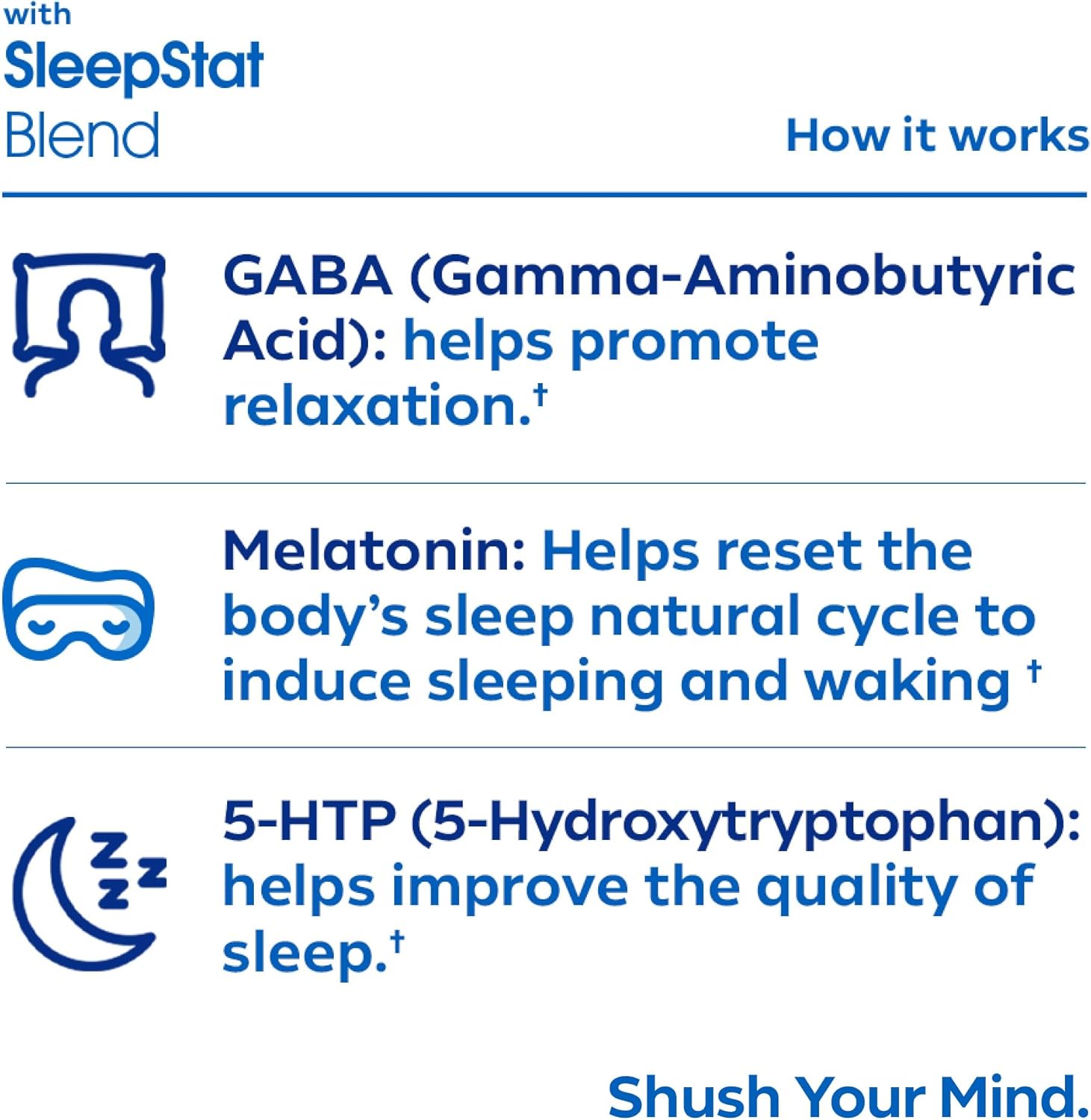 Dream Water Sleep Aid Powder; Melatonin 5mg, GABA, 5-HTP; Natural Flavors; Helps You to Fall Asleep, Fast, and Wake Refreshed; Snoozeberry, 30-Count. - Image 6