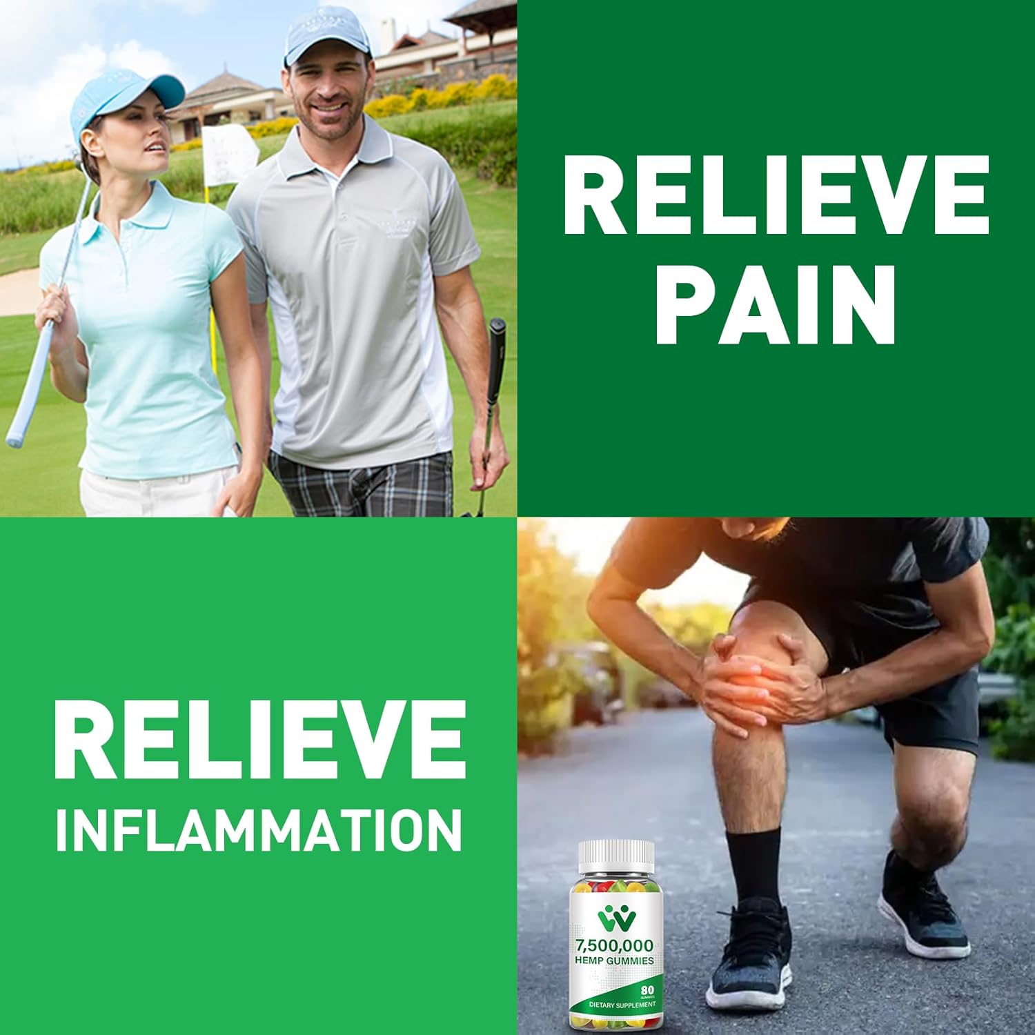 3 Packs Organic Hemp Gummies 7,500,000 High Strength - High Potency Hemp Oil Infused Gummiеs - Natural Hemp Candy Supplements - 240 Gummiеs - Image 4