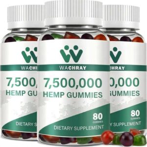 Advanced Hemp Gummies for Pain Relief Sleep Inflammation High Potency Pure Hemp Extract Organic Vegan Hemp Gummy with Omega 3 6 9 Joint & Muscle Support