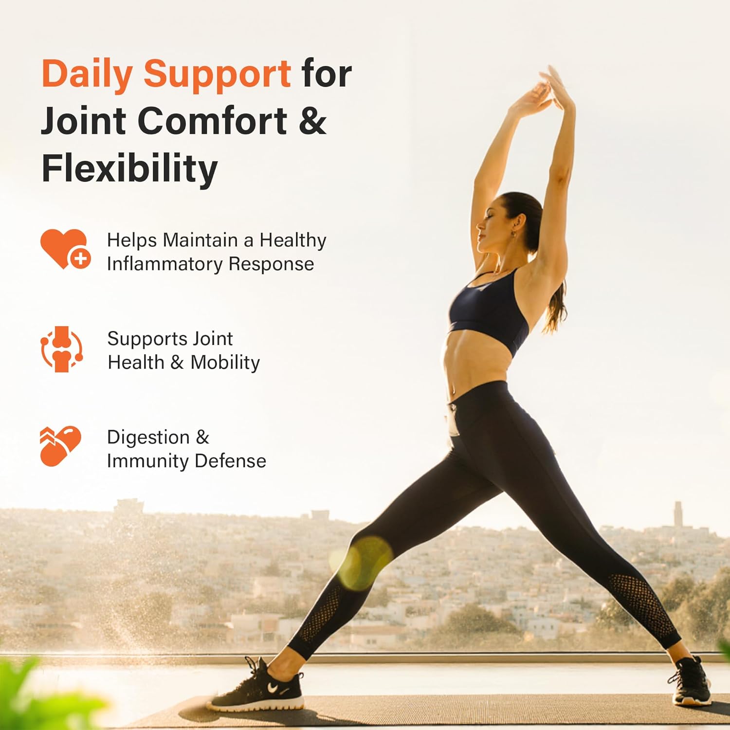 Sleeve Stars Turmeric Curcumin Supplement with Ginger & Black Pepper Bioperine, Joint Supplements for Men & Women, Joint Support & Inflammation Relief, Non-GMO Gluten-Free & Vegan, 1000mg 60 Cap - Image 5