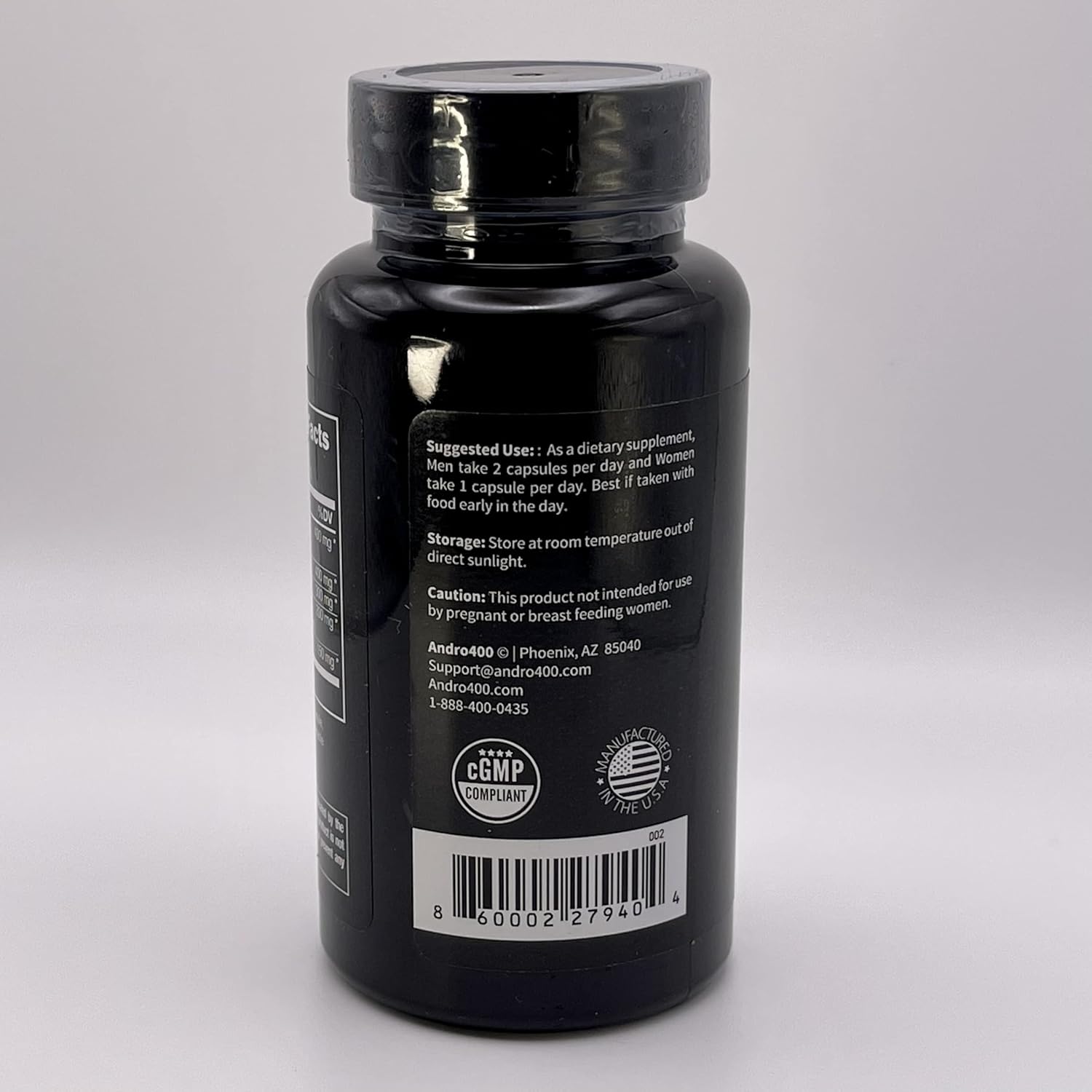 Andro400 Ultra Max T Maximum Strength T-Support Complex – 200:1 Tongkat Ali, ForsLean, & D-Aspartic Acid – Premium Formula for Lean Muscle & Metabolism – 1 Pack, 60 Capsules - Image 3