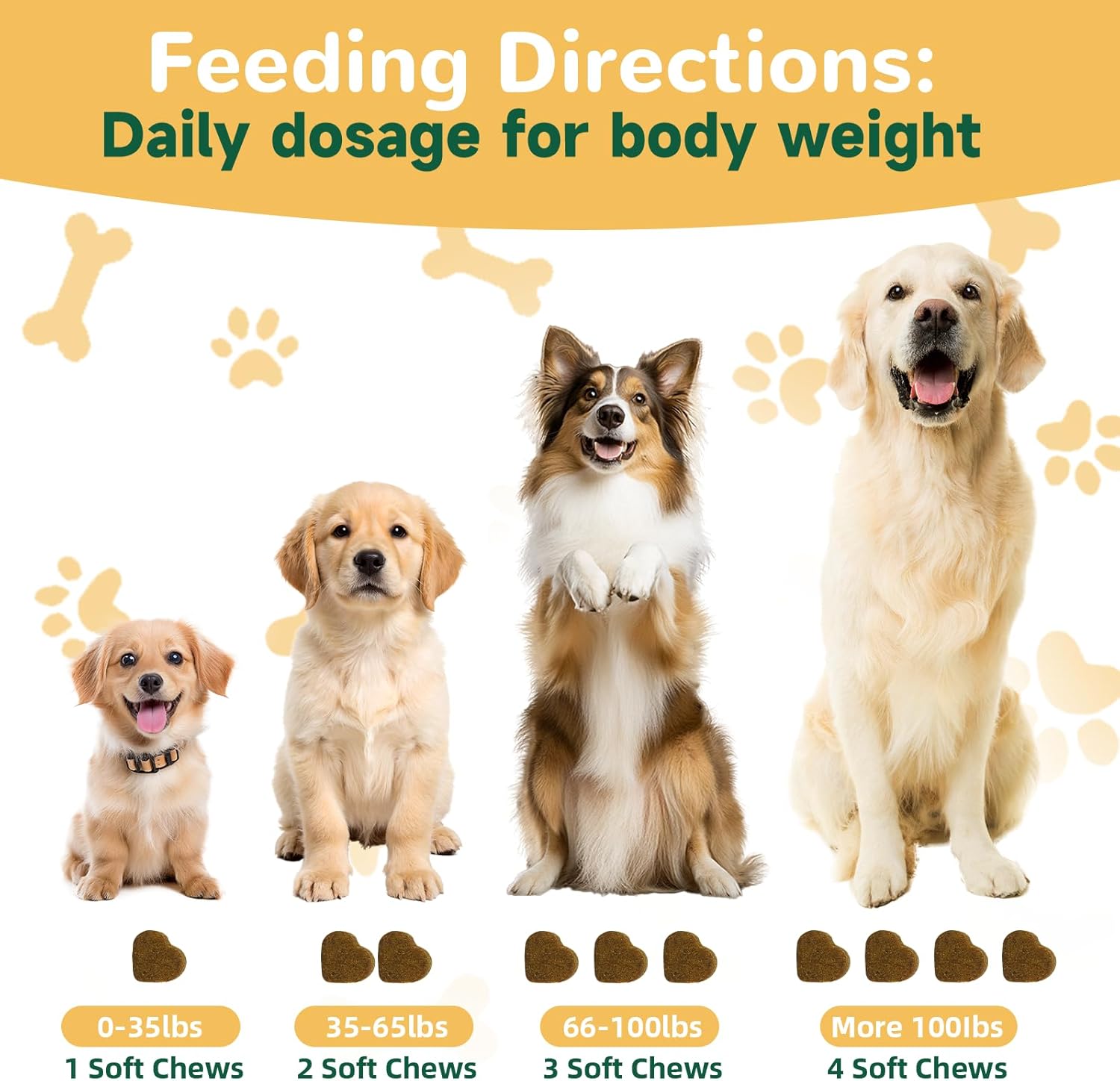 Hemp Calming Chews for Dogs, Calming Bites with Hemp Oil - Anti-Anxiety & Stress Relief Treat for Dogs Puppy Melatonin Sleep Aid Calm Dog with Separation, Noise,Thunder, Barking - 150Ct - Image 7