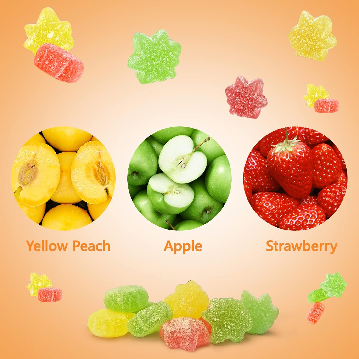 HOOLOO Hemp Gummies 100,000mg for Deep Sound Bedtime Support and Discomfort Relief, Fruity Gummy Infused Omega 3 Vitamins, Made in USA - Image 9