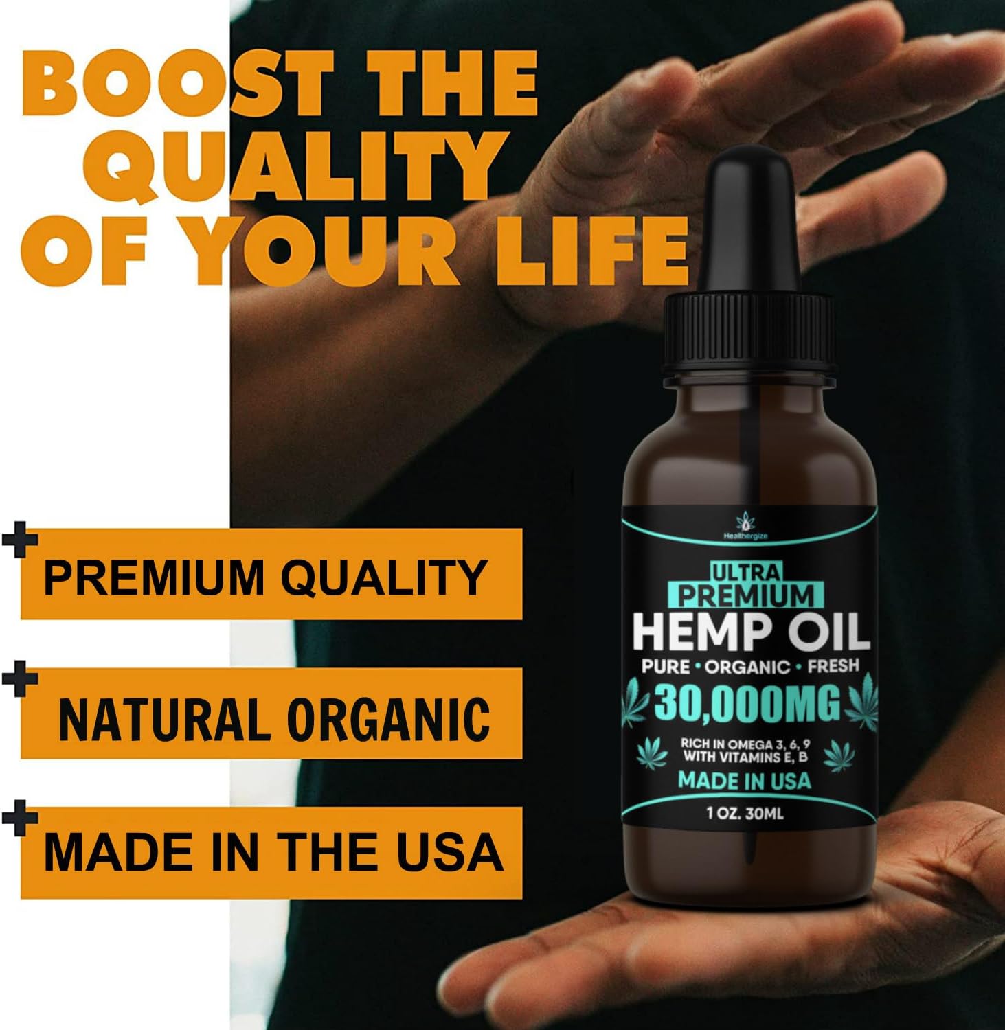 Hemp Oil Natural Cam-5 Pack-Hemp Seed Oil Full Flavor Benefits-Made in USA-Skin, Sleep, Calm, Massage-Safe for Pets-Full Omega 3,6,9 - Image 6