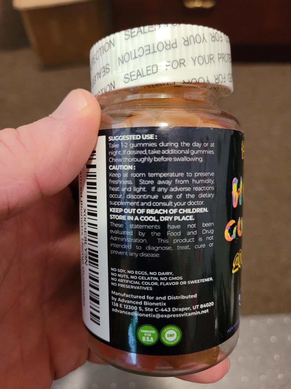 Potent Hemp Gummies | 60 Count | Pure Clean Colorado Hemp | Calm Gummies for Worriedness & Sleep - Image 7