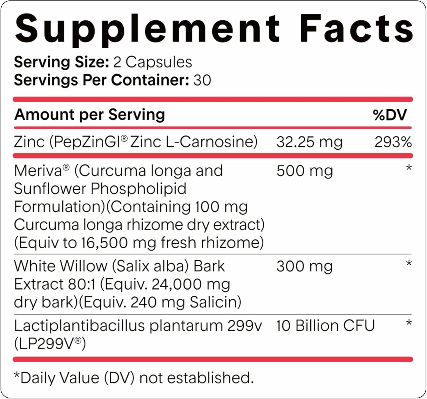 Goodness Lover Inflammation Pro, with 10 Billion CFU for Digestive Support, Curcumin, White Willow bark Extract, Zero fillers, Vegan, 30 Servings - Image 9