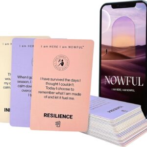 Smart Affirmation Cards – Daily Mindfulness, Motivation & Self Care Deck with Phone Tap App for Personalized Guidance, Emotional Clarity & Positive Rituals
