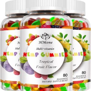 High Potency Gummies with Omega 3 6 9 Low Sugar(Passion Fruit)