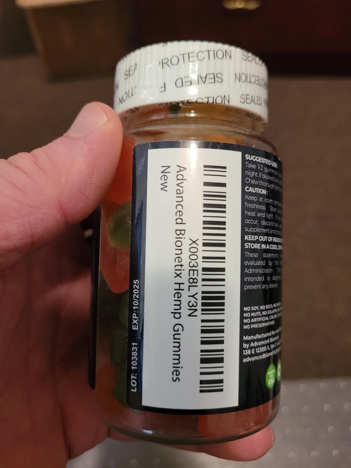 Potent Hemp Gummies | 60 Count | Pure Clean Colorado Hemp | Calm Gummies for Worriedness & Sleep - Image 8