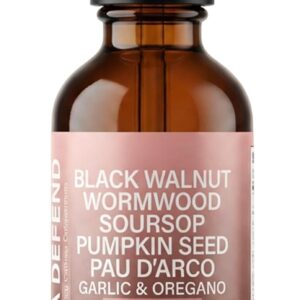 Resilia Herbal Cleanse Liquid Drops with Black Walnut, Wormwood, Pumpkin Seed, PAU D’Arco, Garlic, Oregano, Turmeric, Neem, Alcohol-Free Vegan Tincture, 2 fl oz