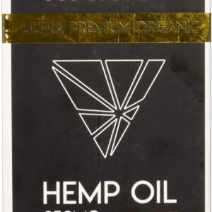Ultra Premium Organic Hemp Oil, Dietary Supplement, 1 Ounce (Pack of 1)