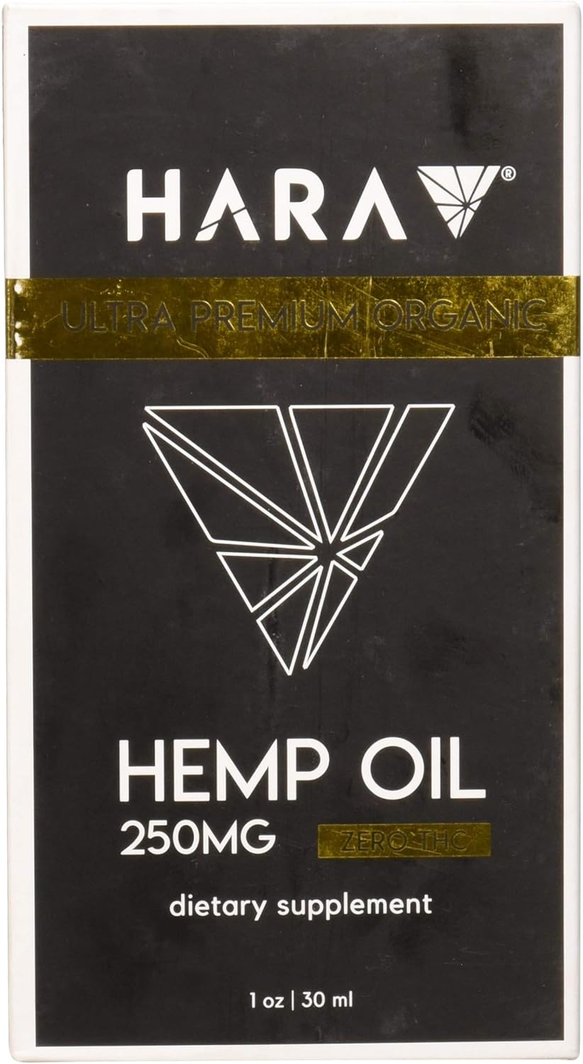Ultra Premium Organic Hemp Oil, Dietary Supplement, 1 Ounce (Pack of 1)