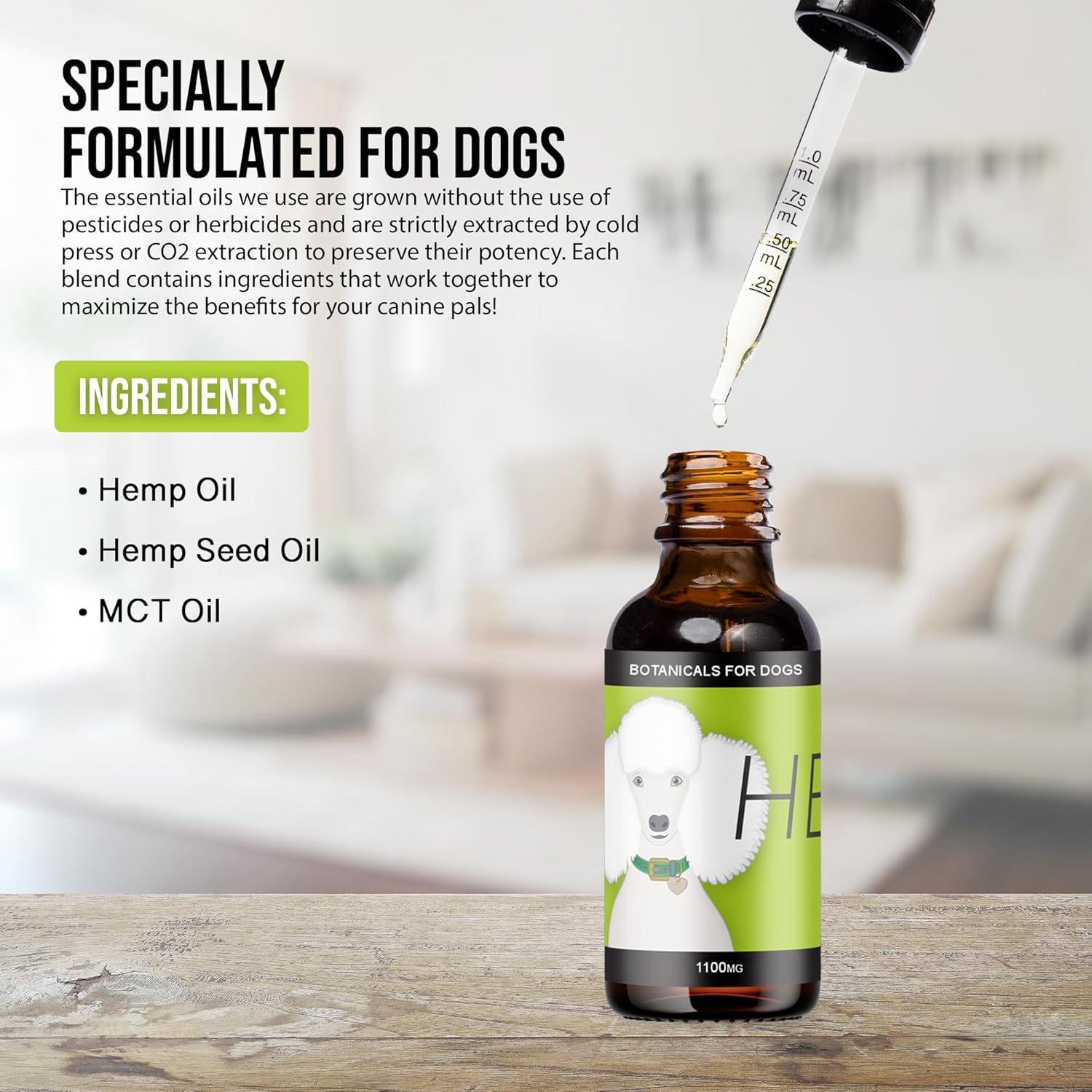 HEAL - Pet Hemp Oil for Dogs - Immune System & Senior Dog Support - Neurological & Adrenal Balance - Daily Wellness Drops - Image 8
