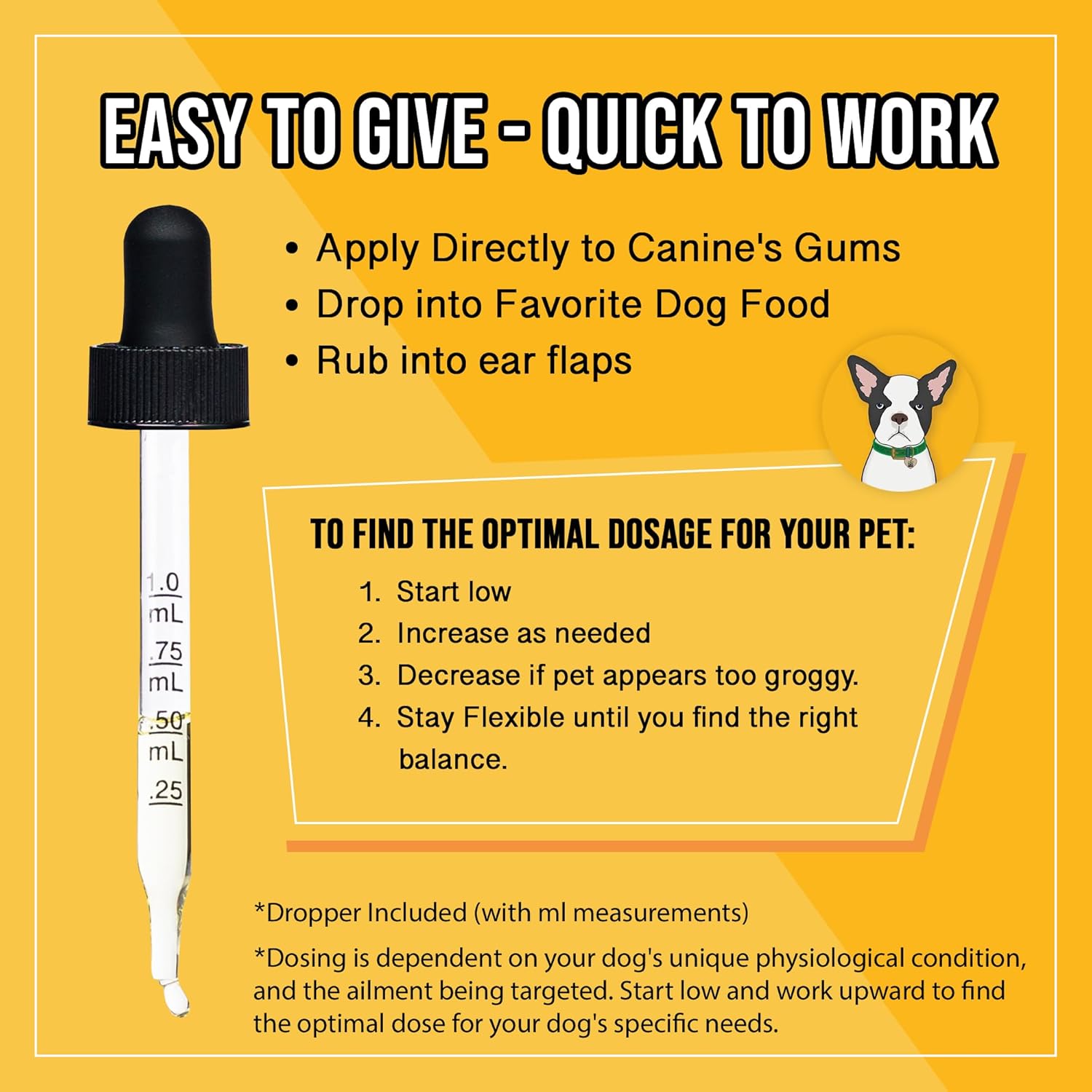 Calm - Pet Hemp Oil for Dogs - Pet Stress Relief & Relaxation - Fireworks, Thunder, Travel, & Separation Support - Natural Dog Calming Drops - Image 4