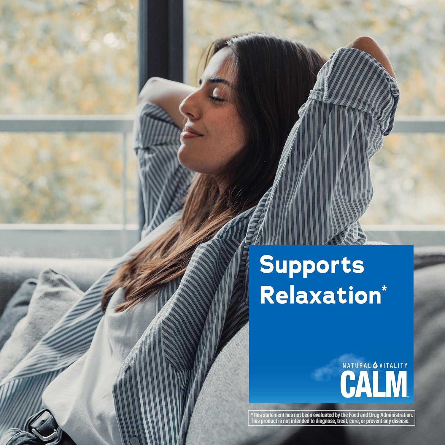 Natural Vitality Calm, Magnesium Citrate Supplement, Stress Relief Gummies, Supports a Healthy Response to Stress, Gluten Free, Vegan, Raspberry Lemon, 120 Gummies - Image 6