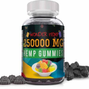Organic Hemp Gummies Neuropathy Nerve Support Supplement Natural Pure Hemp Oil Extract - Pains Vitamin B2 Extra Strength Relief High Potency Edible Vegan Zen Leaf Made in USA
