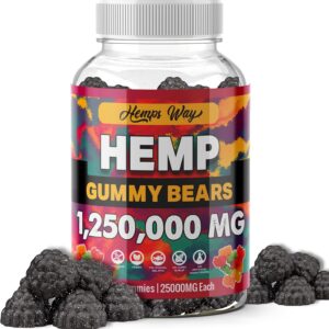 Organic Hemp Gummies for Stresss, Pains, Sleeps, Support- All-Natural, High Potency, Non-GMO, Vegan & 100% Natural Wellness Supplement Prime Vigor XL