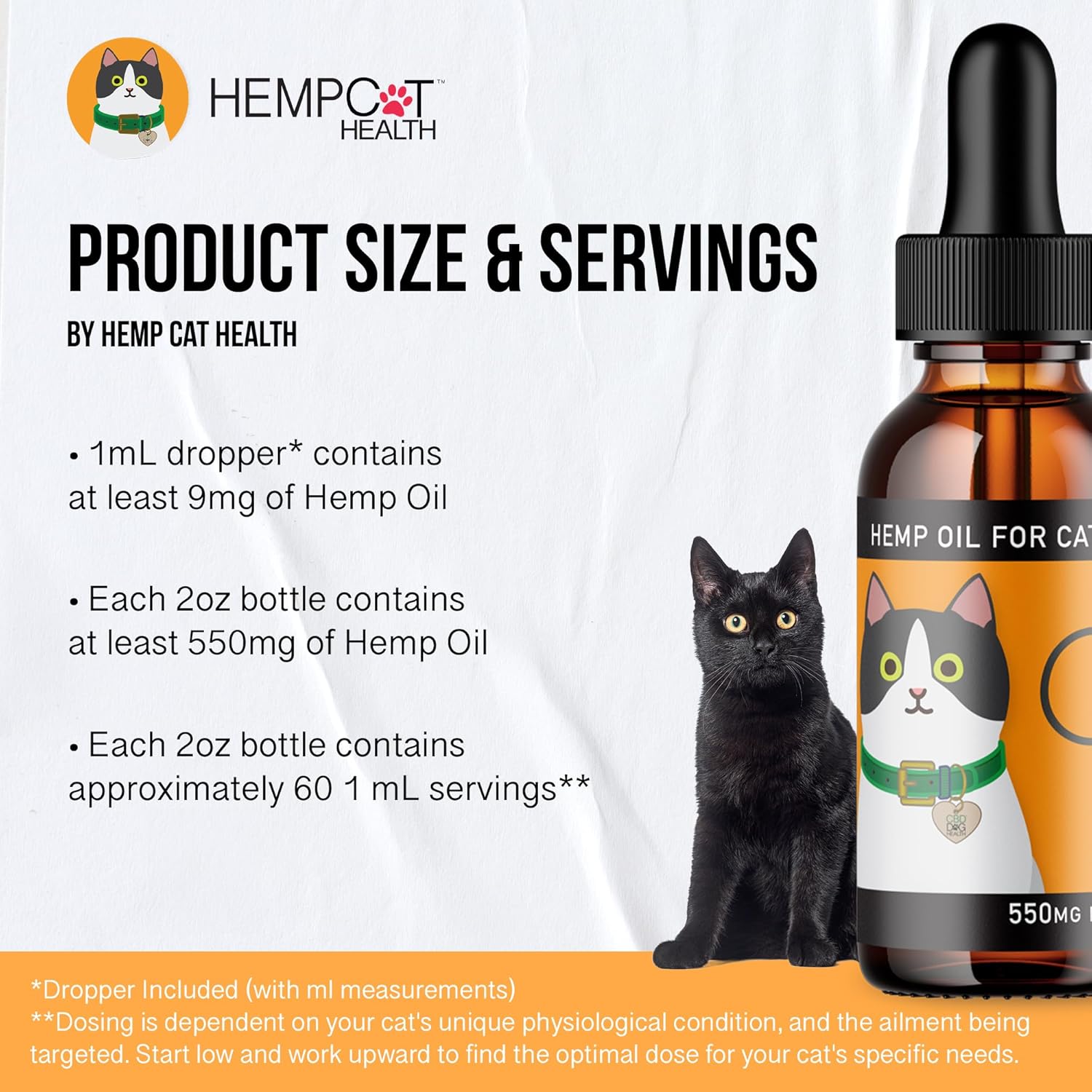 Calm Drops for Cats - Lavender Hemp Oil Blend for Balance During Fireworks, Travel, Alone Time, & New Environments - USDA Organic Cat Calming Drops - New & Improved Formula - 2 oz - Image 6