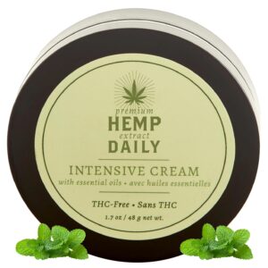 Intensive Cream - Muscle, Knee, Back, Joint and Shoulder Topical Rub - Organic | 1.7 Ounces (Classic Mint, Pack of 1)