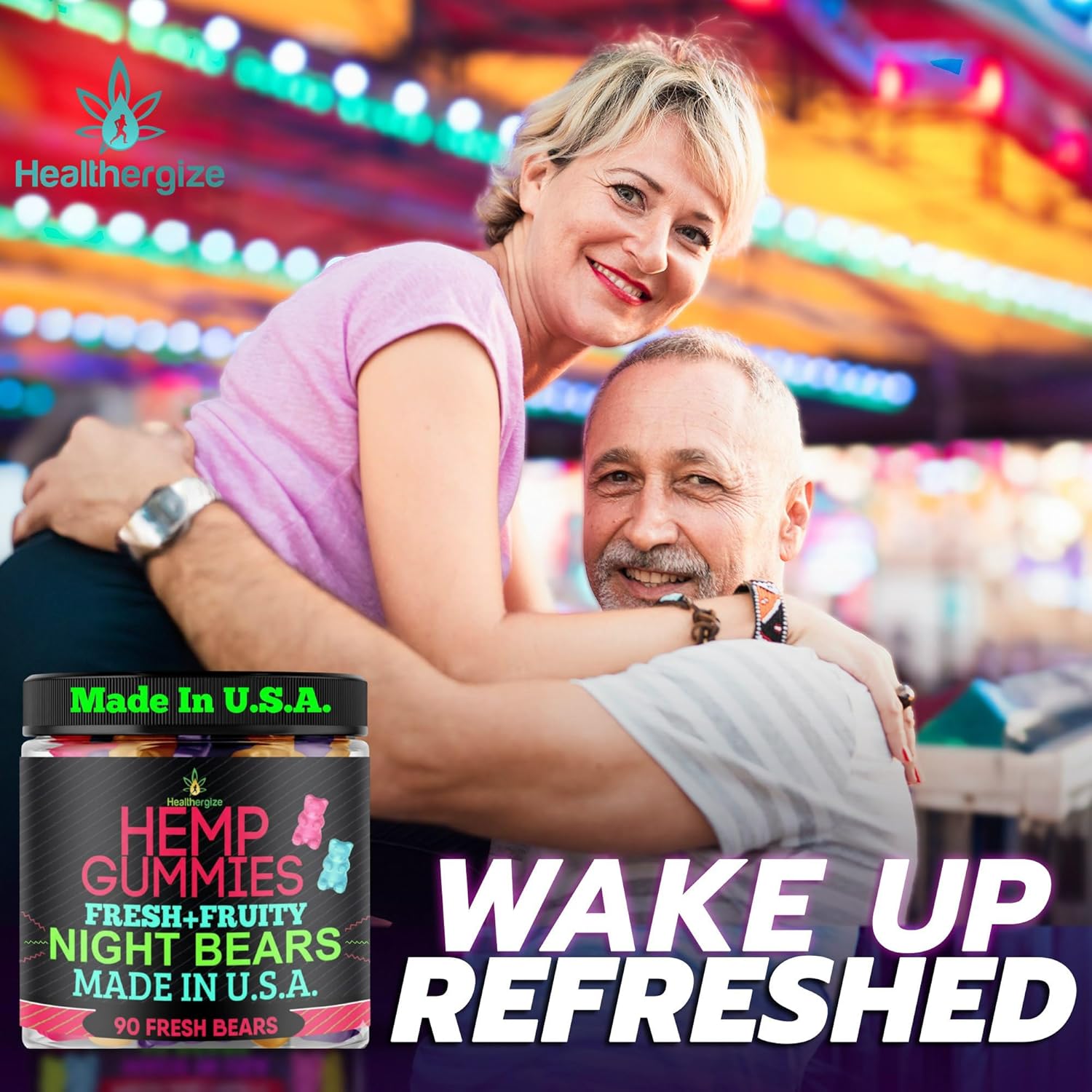 Hemp Gummies for Sleep-Calm Relaxation Fruity Gummy Bears Edibles, Restful Bedtime-Natural Hemp Oil Omega Candy-Made in USA-90 Count - Image 6