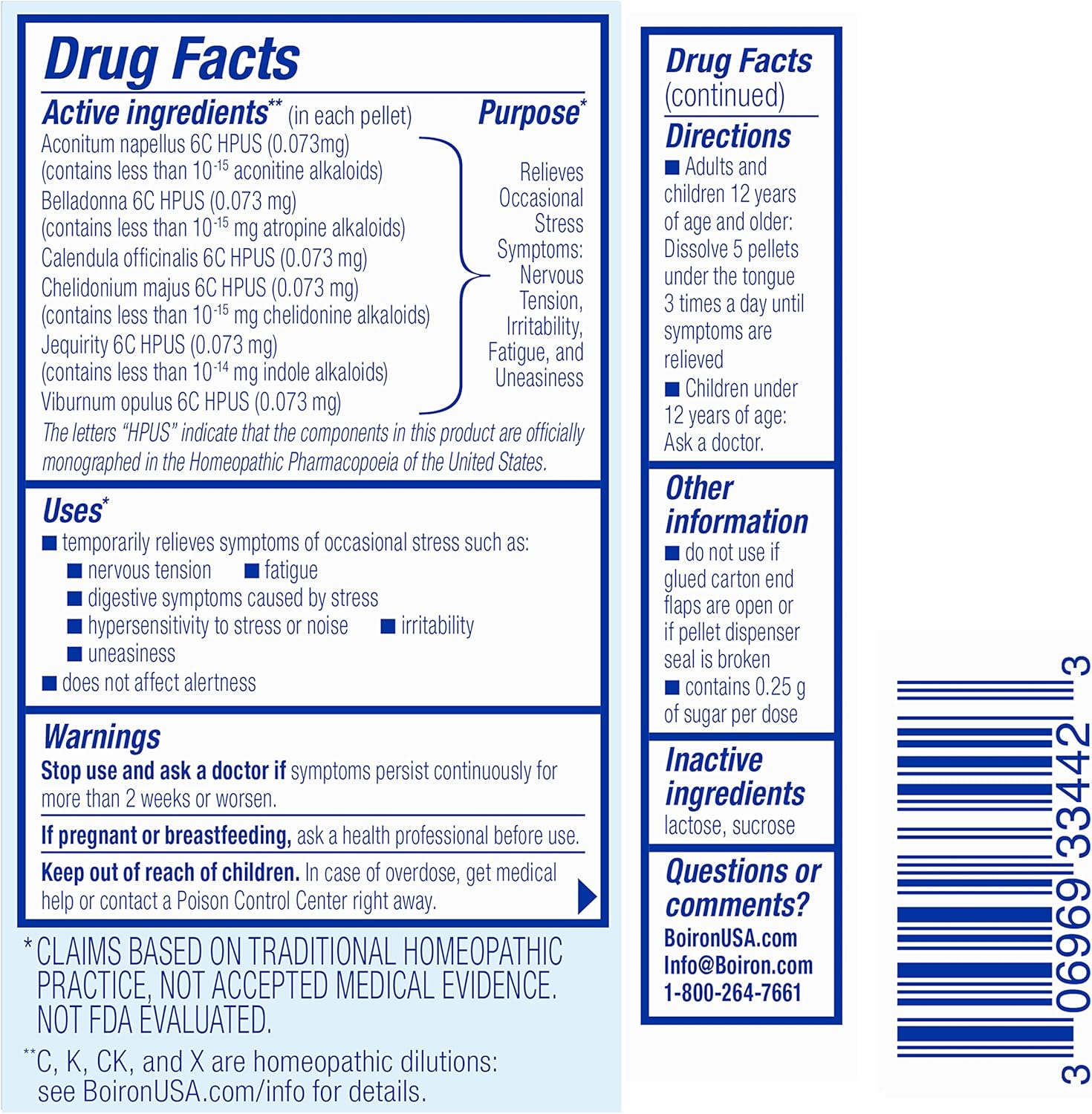 Boiron StressCalm On The Go for Relief of Stress, Anxiousness, Nervousness, Irritability, and Fatigue - 2 Count (160 Pellets) - Image 9