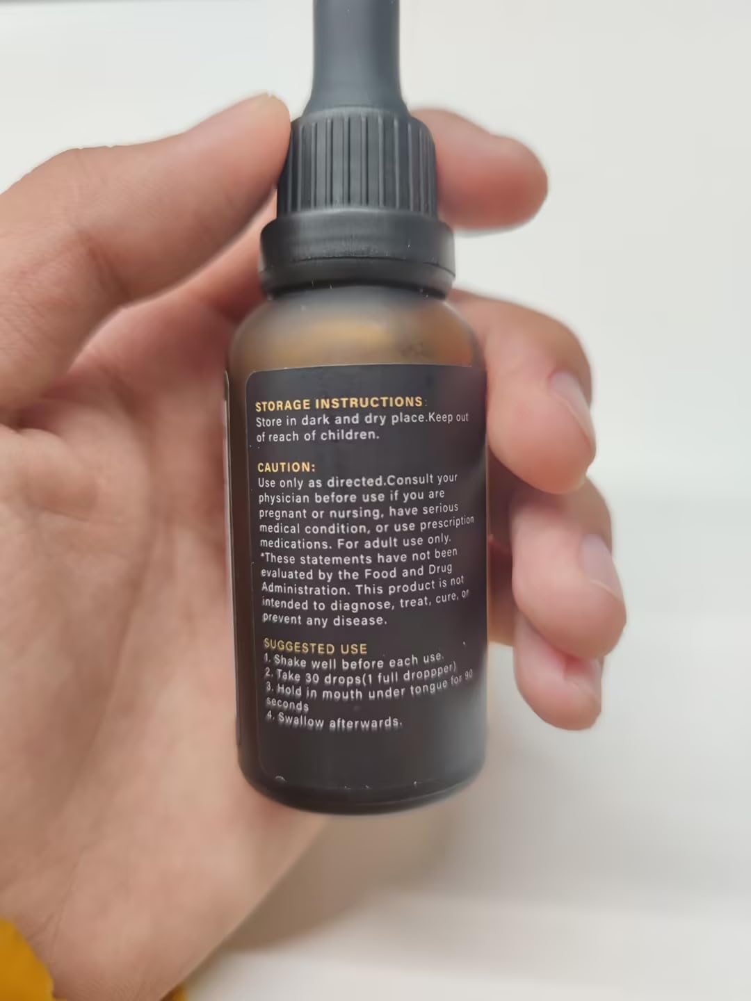 Hemp Oil Organic Extra Strength High Potency Hemp Drops Natural Hemp Extract 060 - Image 3