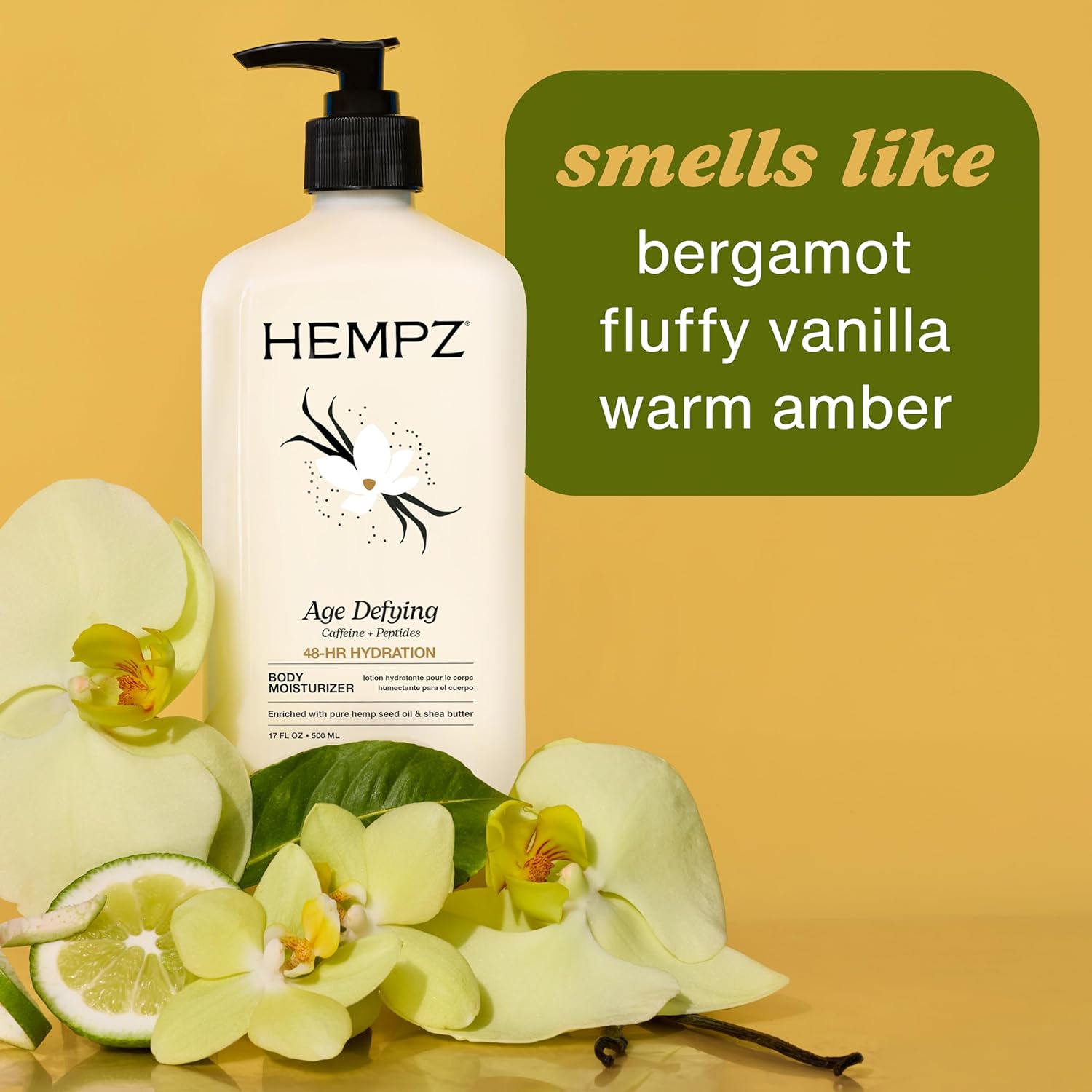 HEMPZ Body Lotion Age Defying - Shea Butter Daily Moisturizing Cream, Shea Butter Hand and Body Moisturizer - Hemp Lotion - Skin Care Products, Hemp Seed Oil - Mini, 2.25 oz. - Image 4