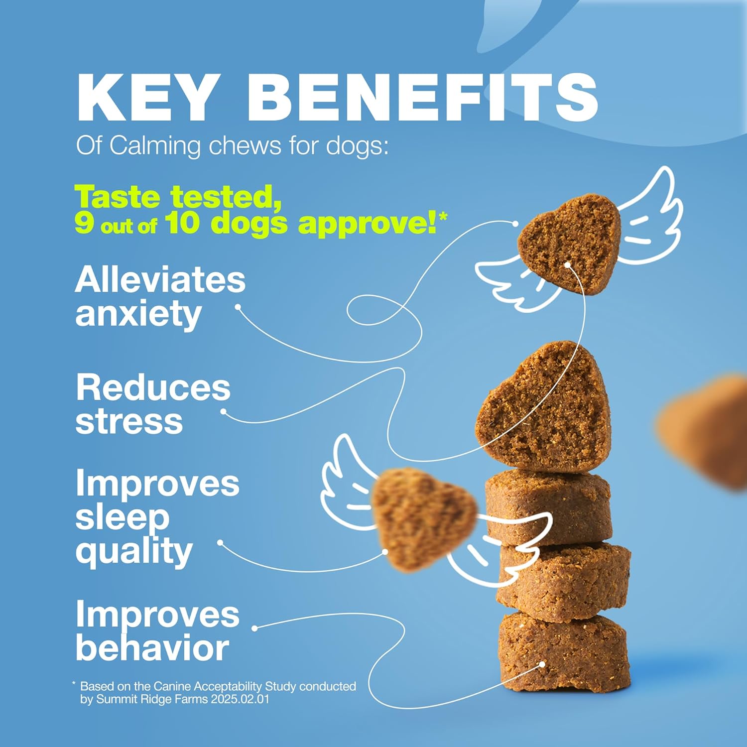 Hemp Calming Chews for Dogs Anxiety - Dog Calming Treats with Melatonin, Valerian Root, Chamomile Extract & Vitamin B Complex - Canine Chews for Vet Visits, Grooming, Travel, Thunderstorms, Fireworks - Image 3