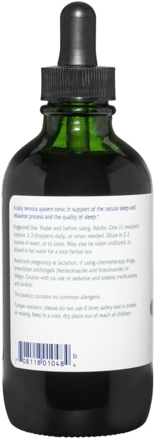 Vitanica Sleep Tonic, Natural Liquid Sleep Aid Supplement, Dr. Formulated, Relaxation and Calm Support for Adults, Stress Relief, Valerian Root, Lemon Balm, Passion Flower, Vegan, 4 Ounce - Image 3