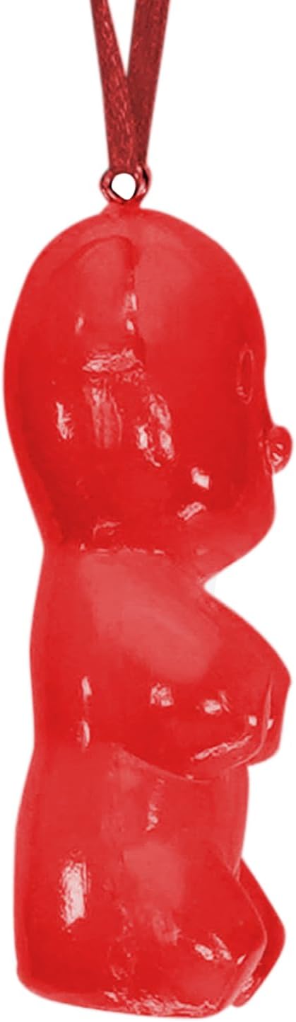 Gummies Christmas Ornament CBD Sleeping Vitamin Bear Gummy Red Christmas Tree Decoration with Custom Name - Image 2
