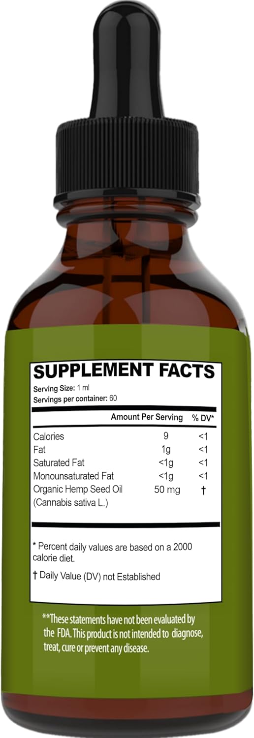 Ultra6 Nutrition Hemp Oil – Supports Smooth Movement, Flexibility & Joint Comfort – Hemp Oil for Bone Health – 120 Servings – Made in USA - Image 2