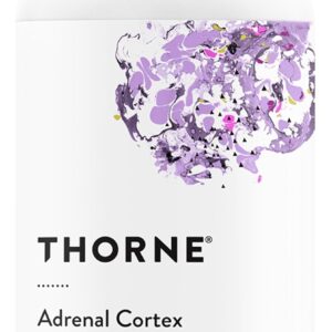 THORNE - Adrenal Cortex - Supplement for Cortisol Management - Supports Healthy Adrenal Gland Function, Stress Management, Immune System, Fatigue & Metabolism* - Third-Party Certified - 60 Capsules