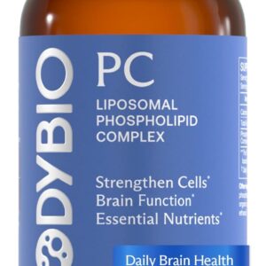 BodyBio PC - Phosphatidylcholine for Brain Health, Mental Clarity, Cognitive Function, Cellular Repair & Healthy Aging, Phospholipid Complex Supplement for Gentle Daily Detox