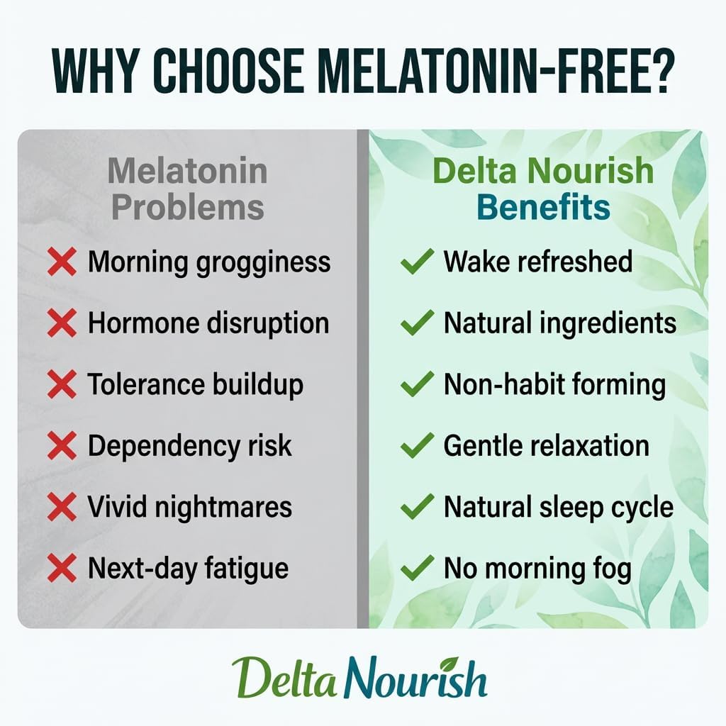 Sleep Gummies with Hemp Extract & L-Theanine Nighttime Calm Support Vegan, Low Sugar 30 Count - Image 6