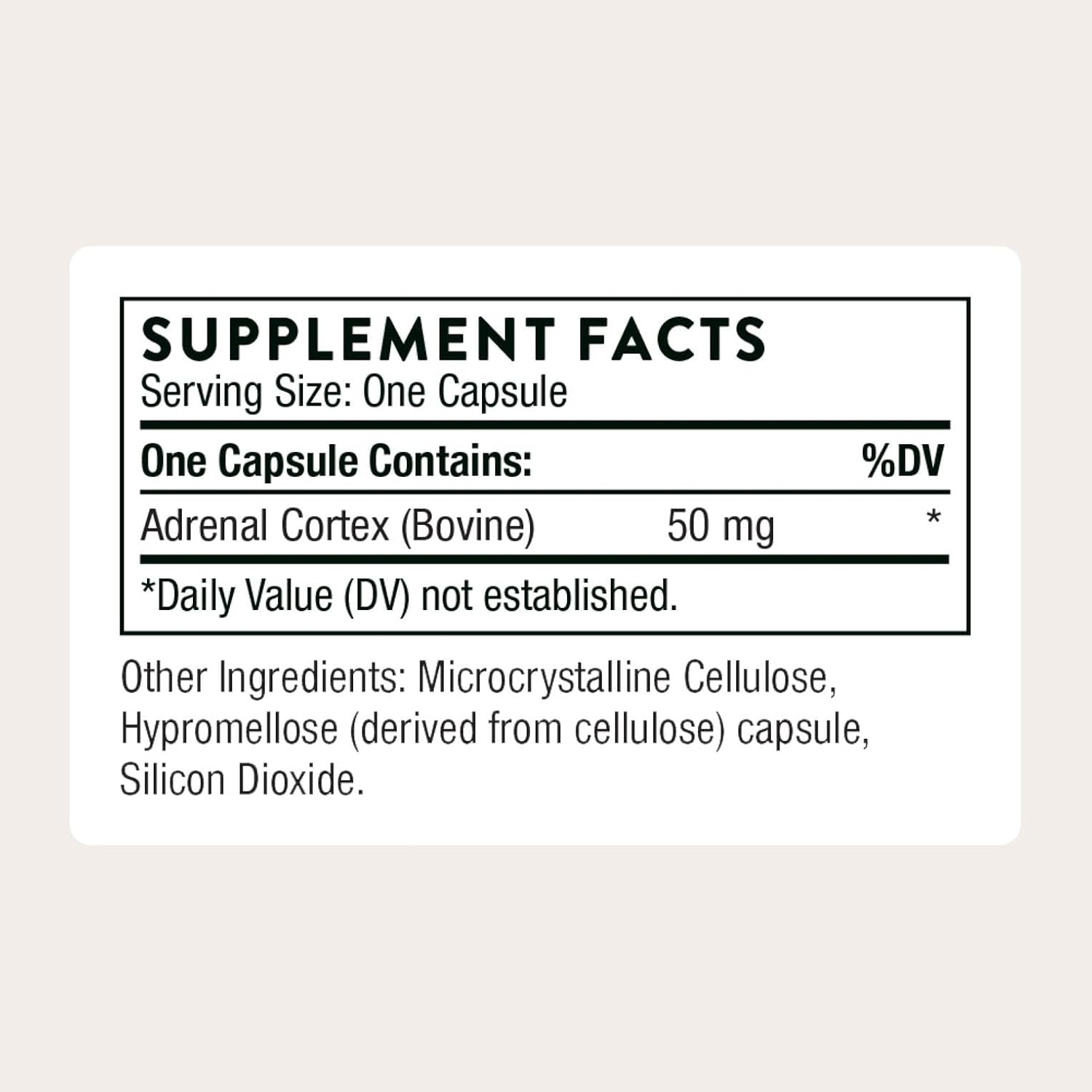 THORNE - Adrenal Cortex - Supplement for Cortisol Management - Supports Healthy Adrenal Gland Function, Stress Management, Immune System, Fatigue & Metabolism* - Third-Party Certified - 60 Capsules - Image 2