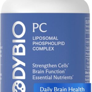 BodyBio PC - Phosphatidylcholine for Brain Health, Mental Clarity, Cognitive Function, Cellular Repair & Healthy Aging, Phospholipid Complex Supplement for Gentle Daily Detox