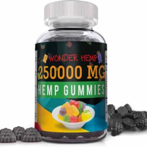 Naturals Hemp Gummies Extra Strength Organic High Potency Supplement Nature's Leaf Gummy with Premium Hemp Oil Extract, Bloom Herbal Harmony Big Edible Gummy Made in USA