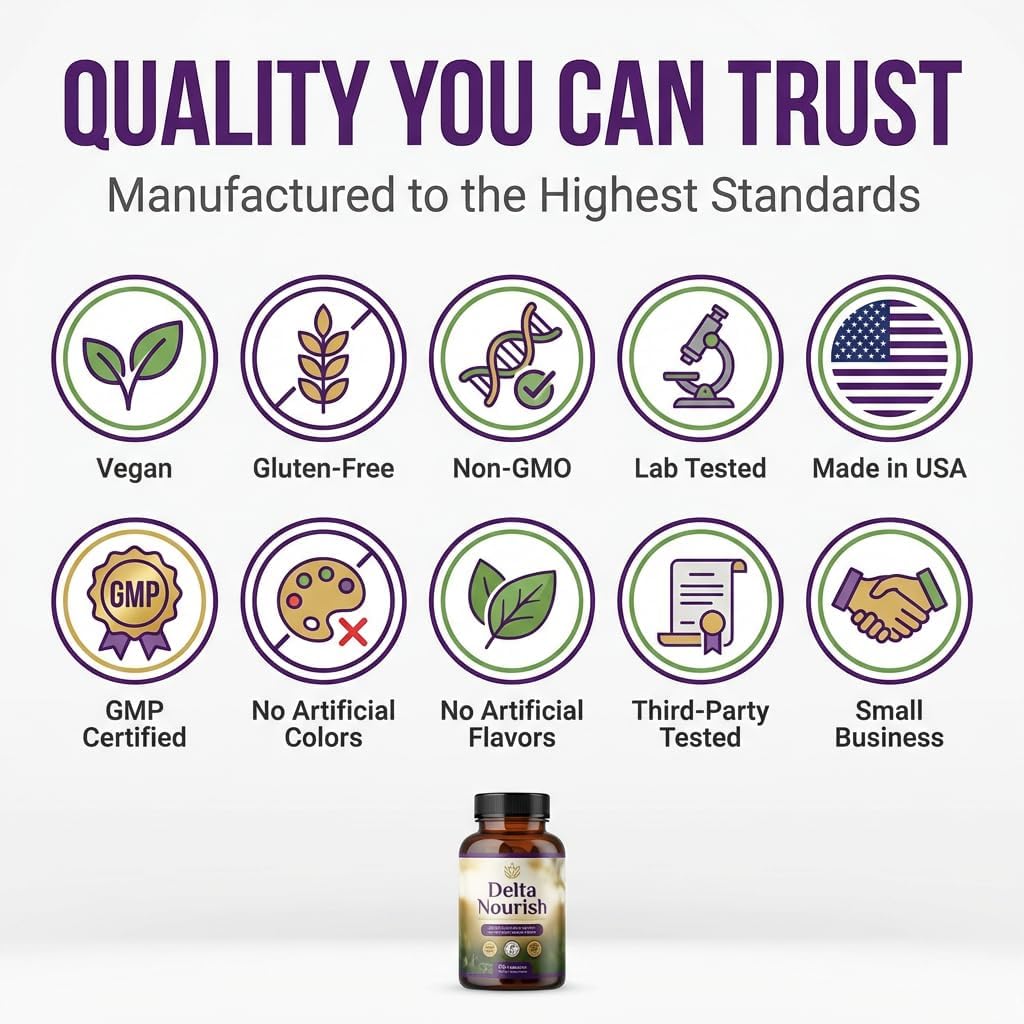 Sleep Gummies with Hemp Extract & L-Theanine Nighttime Calm Support Vegan, Low Sugar 30 Count - Image 7