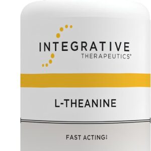 Integrative Therapeutics L-Theanine - Amino Acid Supplement for Stress & Relaxation Support* - Vegan, Gluten-Free & Dairy-Free - Third-Party Tested - 60 Capsules (30 Servings)