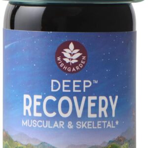 WishGarden Herbs Deep Recovery - Natural Herbal Muscle, Tissue & Joint Support Supplement with Turmeric Curcumin, Addresses Root Cause of Lingering Issues & Promotes Healthy Inflammatory Response, 4oz