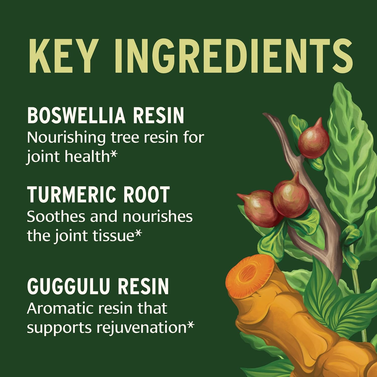 Banyan Botanicals Organic Joint Support–Advanced Mobility & Flexibility Supplement with Boswellia,Guggulu Resin & Turmeric–Natural Lubrication for Cartilage, Bones & Muscles-90 Tablets-USDA Organic - Image 3