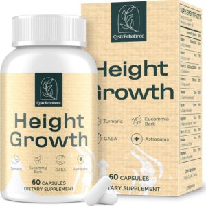 25-in 1 Bone Strength Supplement - for Natural Growth, Digestion and Stress - High Absorption - Calcium, Magnesium, Zinc, Ashwaganda and Multivitamins for Age 12+ | 60 Caps