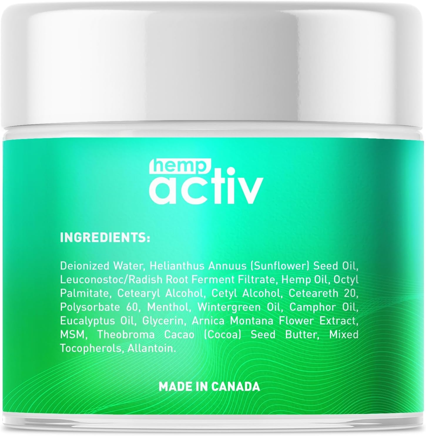 HEMPACTIV Cooling Hemp Cream – Menthol, MSM & Arnica – Fast-Absorbing, Non-Greasy Formula for Muscles & Joints – 4oz Best-Value Size - Image 10