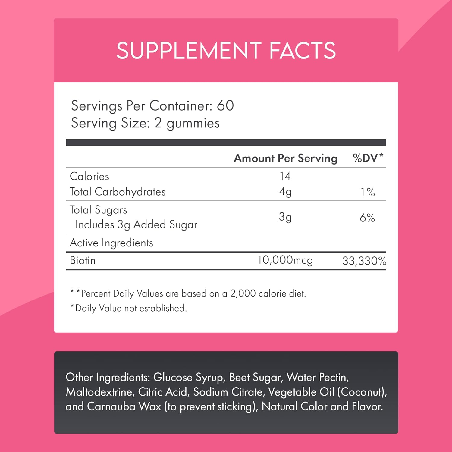 Biotin Gummies 10,000mcg – 120 Count – Supports Healthy Hair & Stronger Nails – Fast Absorption Supplement for Men & Women – Vegan, Non-GMO, Pectin, Gelatin Free – Made in USA - Image 4