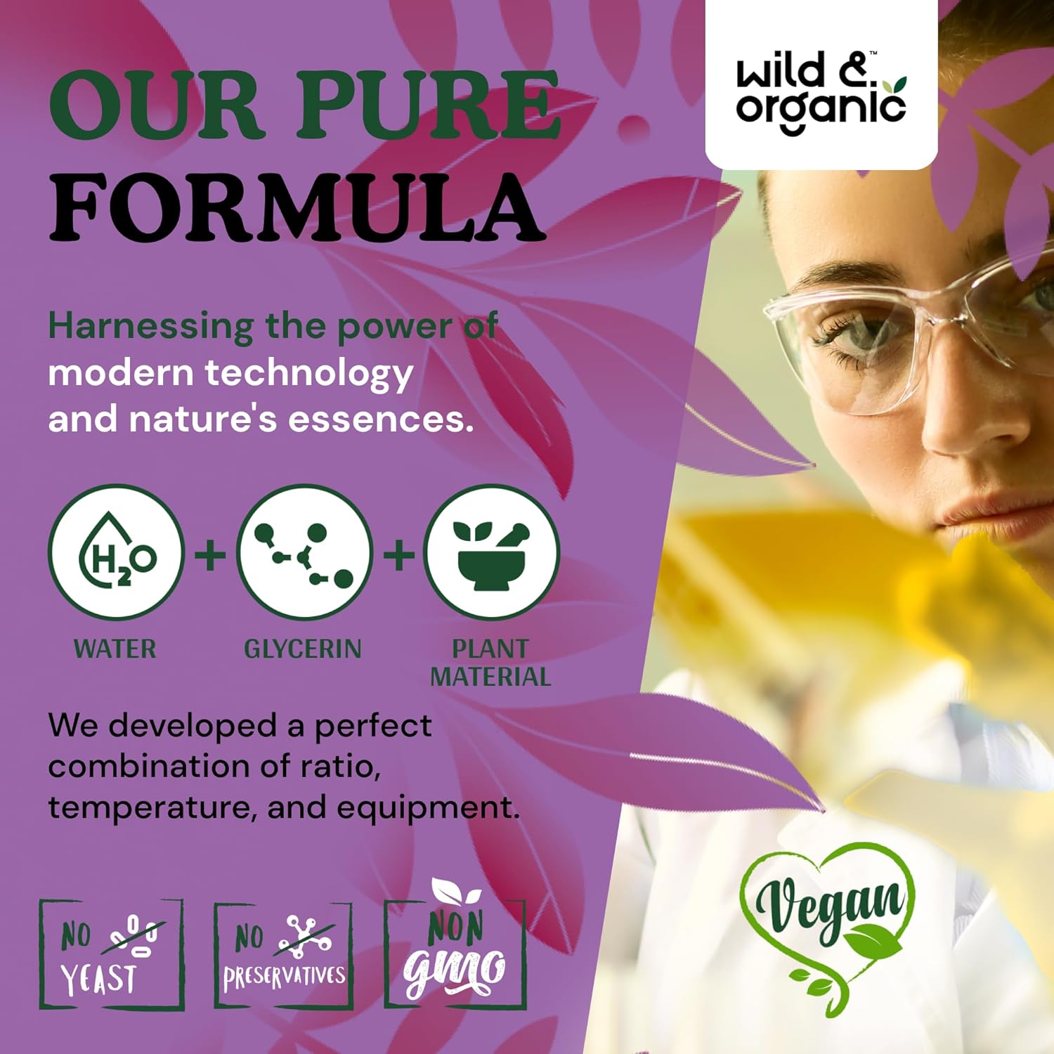 Wild & Organic Saffron Supplements 88.5 mg - Mood, Focus & Eye Support - Saffron Extract Liquid Drops - Add to Tea - 5-Month Supply - Crocus Sativus Herb - Vegan, Sugar & Alcohol-Free Tincture - 4 oz - Image 8