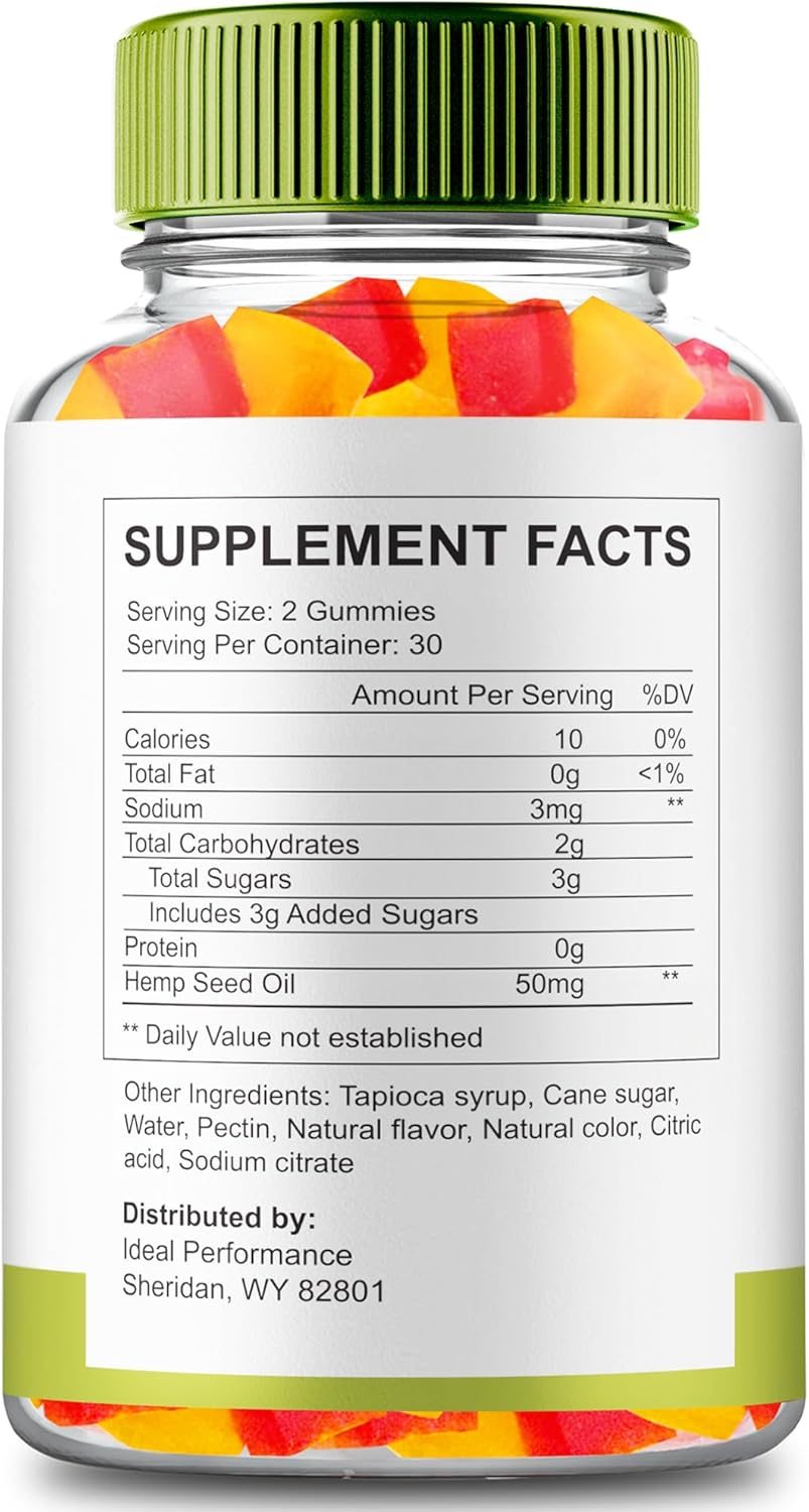 Tranquil Blend Gummies Hemp, Tranquil Blend Hemp Gummies with Hemp Seeds Organic Extract, TranquilBlend Extra Strength Health and Wellness Support, Advanced Formula with Hemp Oil Reviews (5 Pack) - Image 2