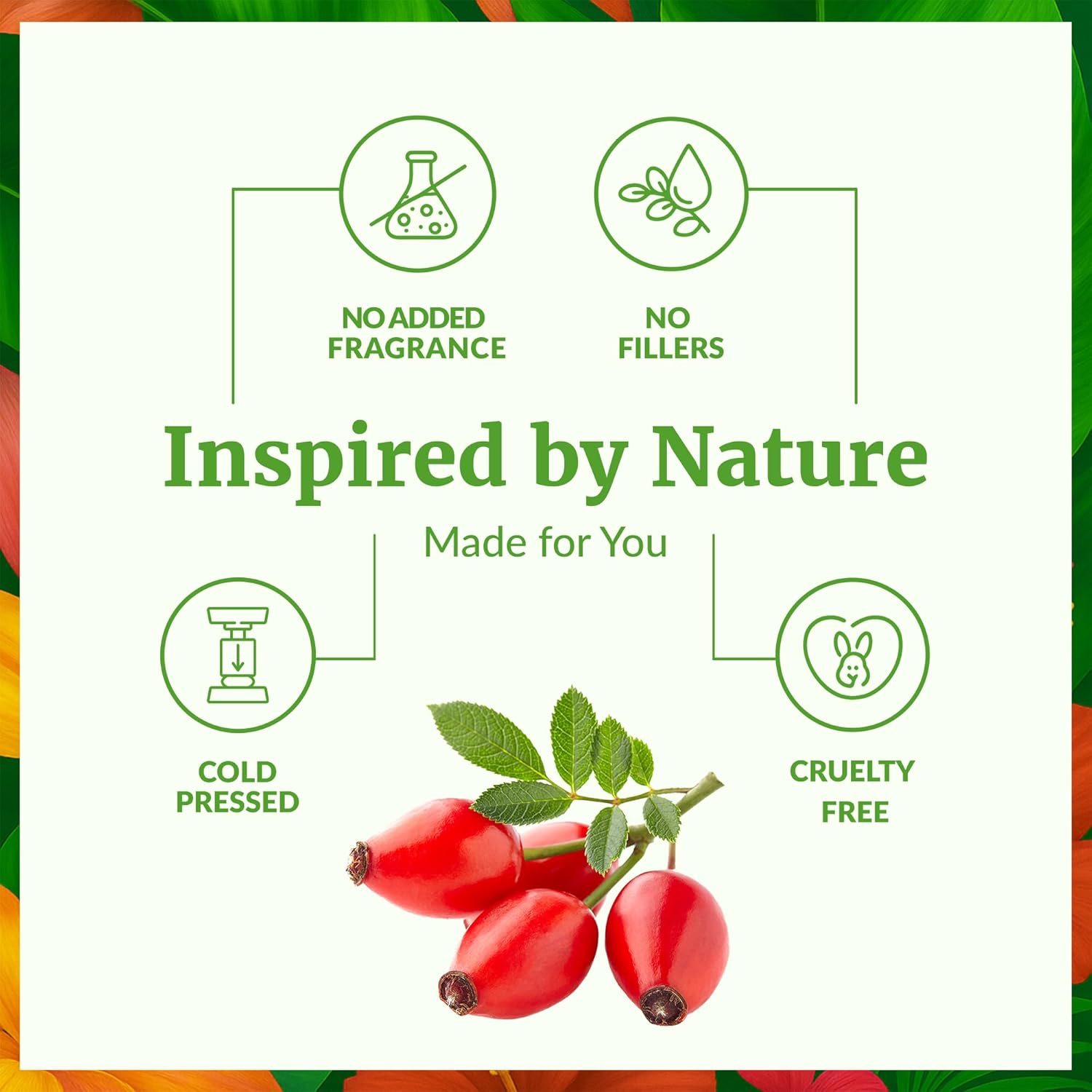 SVA Rosehip Seed Oil - 4 Fl Oz – 100% Natural & Cold Pressed - for Face, Skin Care, Hair Care, Scalp Massage & Body Massage – Carrier Oil with Dropper - Image 3