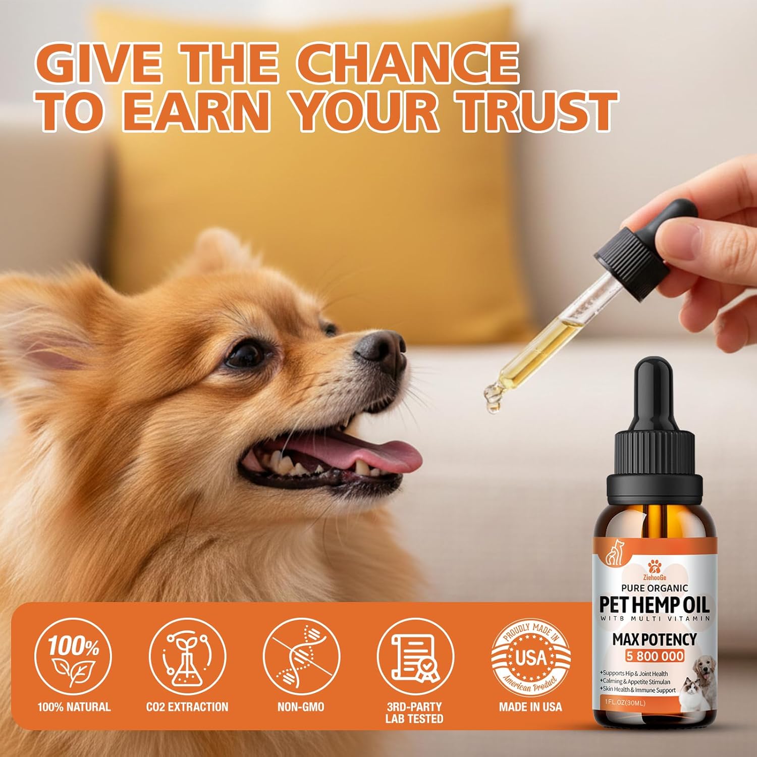 Неmp Oil for Dogs Cats (2-Pack), B0GVNK6SWG, Organic Dog Anxiеty Relief B0GVNK6SWG - Image 5