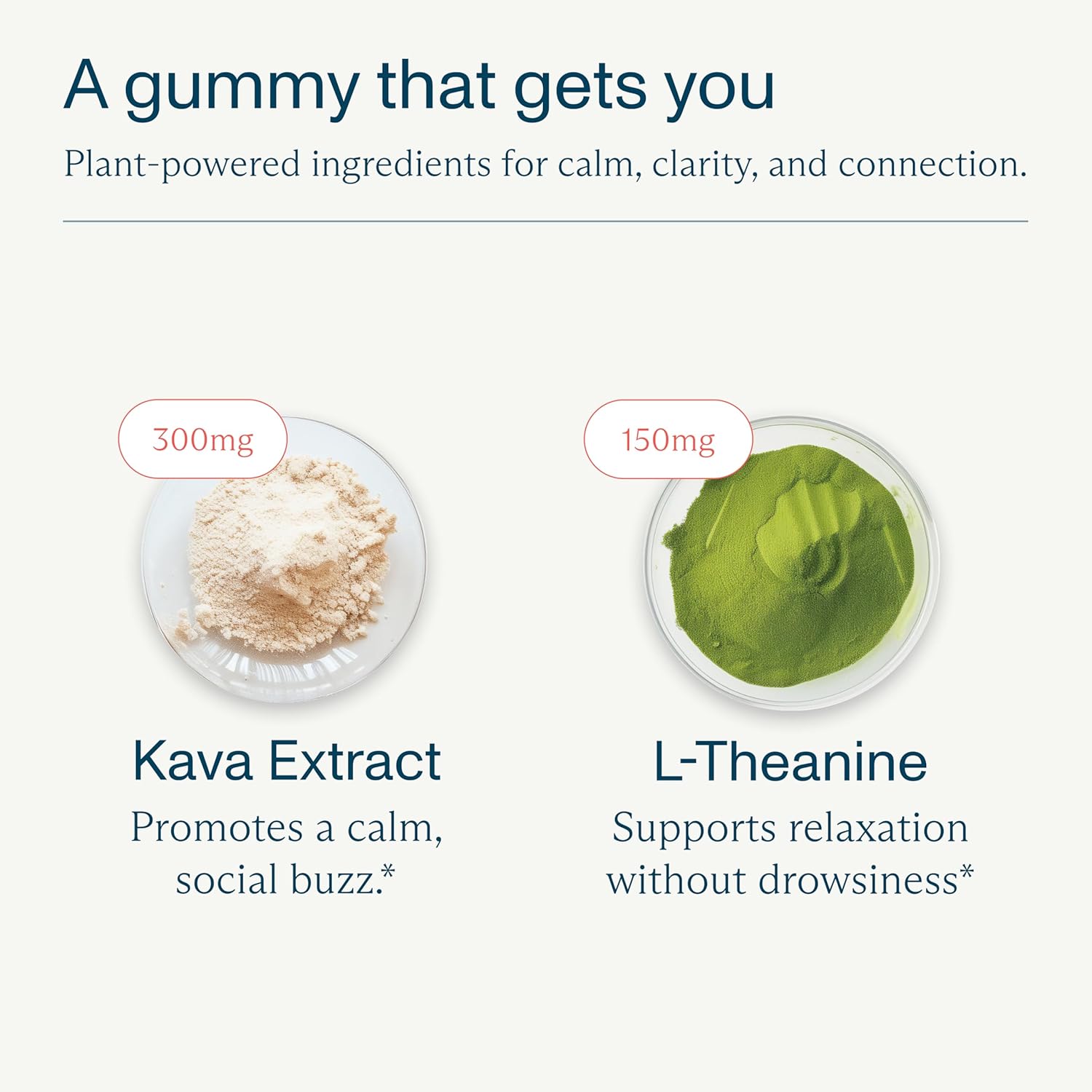 FOCL Kava Gummies Calming Bites - Calm and Relaxation Chewables with Kava Extract and L-Theanine - Plant-Based, Low-Calorie, Non-GMO Stress Gummies for Adults - Sour Watermelon, 30 Count - Image 3