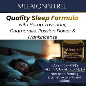 Ugli Butter Hemp Night Cream 4oz – Calming Nightly Hemp Topical with Soothing Lavender, Calming Chamomile & Relaxing Passionflower. Ease Restless Muscles & Support a Healthy Sleep Cycle Melatonin Free